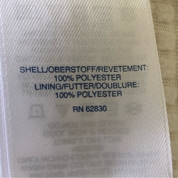 Lands' End Off White Textured Jacket Size 1X XL - Picture 5 of 6